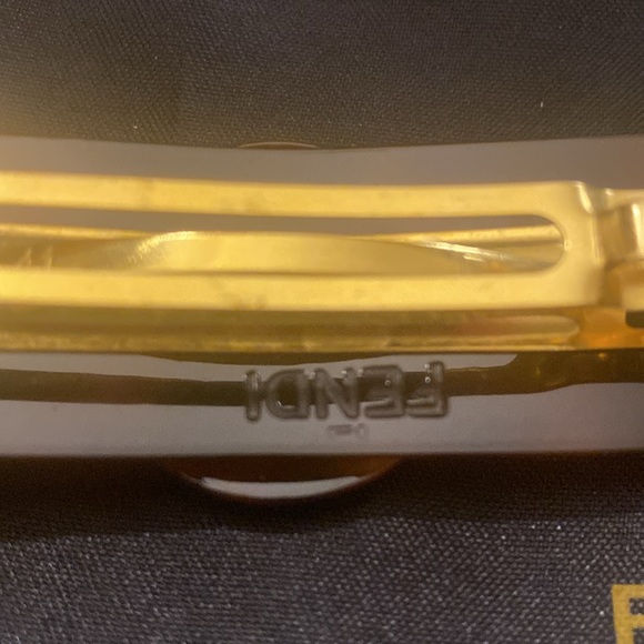 FENDI AUTHENTIC VINTAGE BARRETTE EUC - Picture 3 of 3